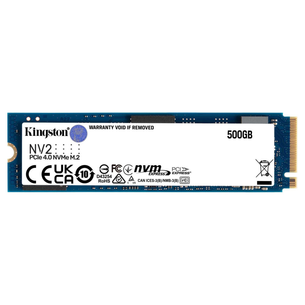 Kingston Technology Kingston NV2 + Norton 360 for Gamers 500 GB M.2 PCI Express 4.0 NVMe