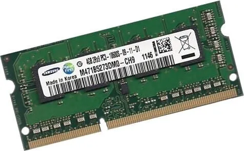 Samsung M471B5273DM0-CH9 hafıza birimi 4 GB 1 x 4 GB DDR3 204-pin SO-DIMM