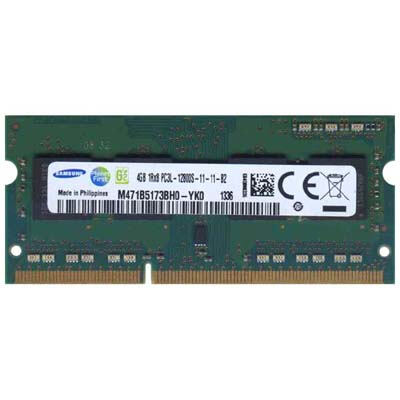 Samsung M471B5173BH0-YK0 hafıza birimi 4 GB 1 x 4 GB DDR3L 204-pin SO-DIMM