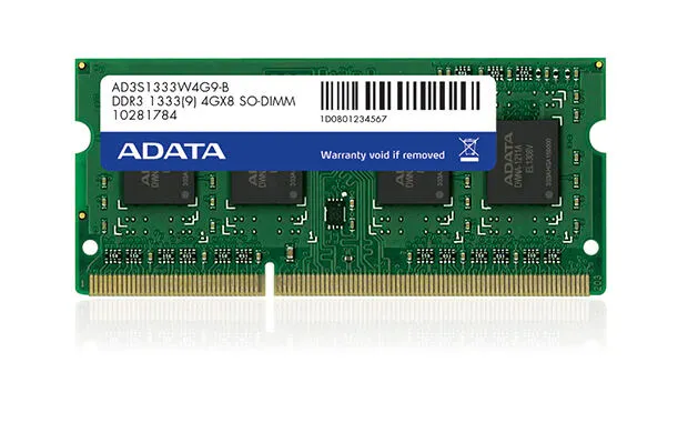 ADATA Premier hafıza birimi 8 GB 1 x 8 GB DDR3 204-pin SO-DIMM