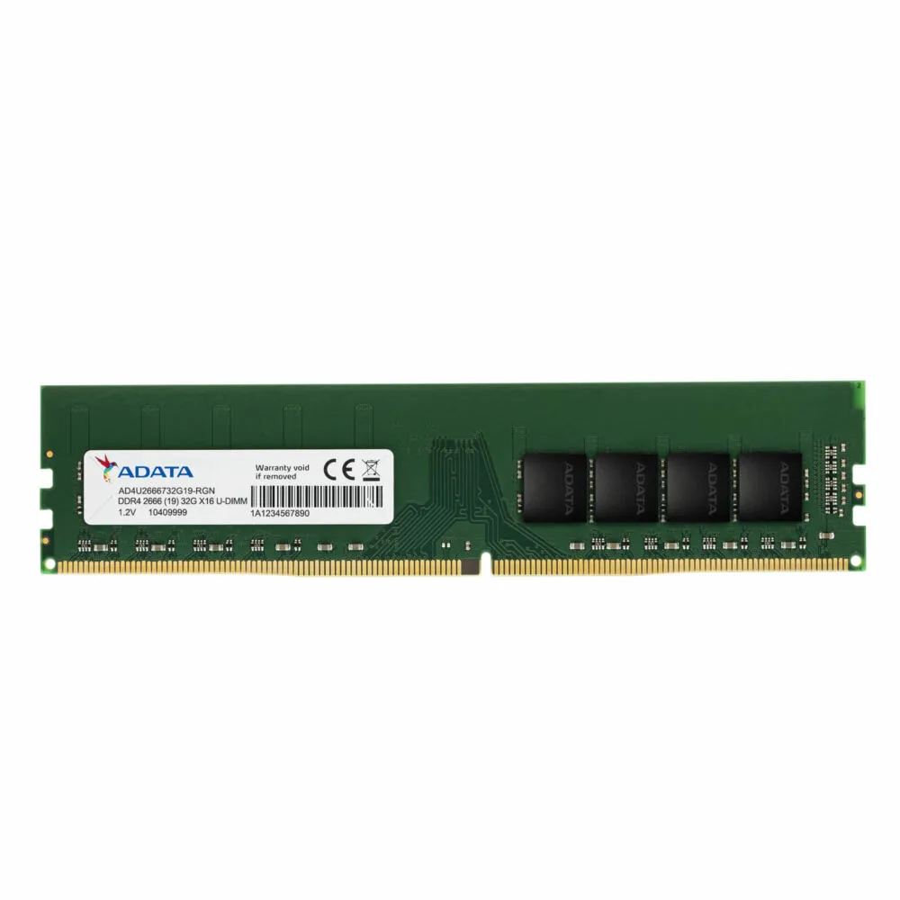 ADATA AD4U266632G19-RGN hafıza birimi 32 GB 1 x 32 GB DDR4 288-pin DIMM