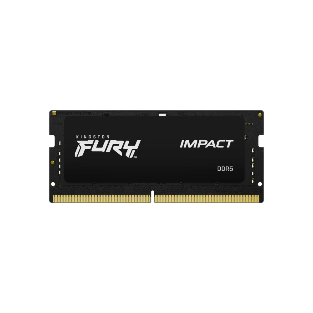 Kingston Technology Kingston FURY Impact hafıza birimi 8 GB 1 x 8 GB DDR5 4800 MT/s 262-pin SO-DIMM