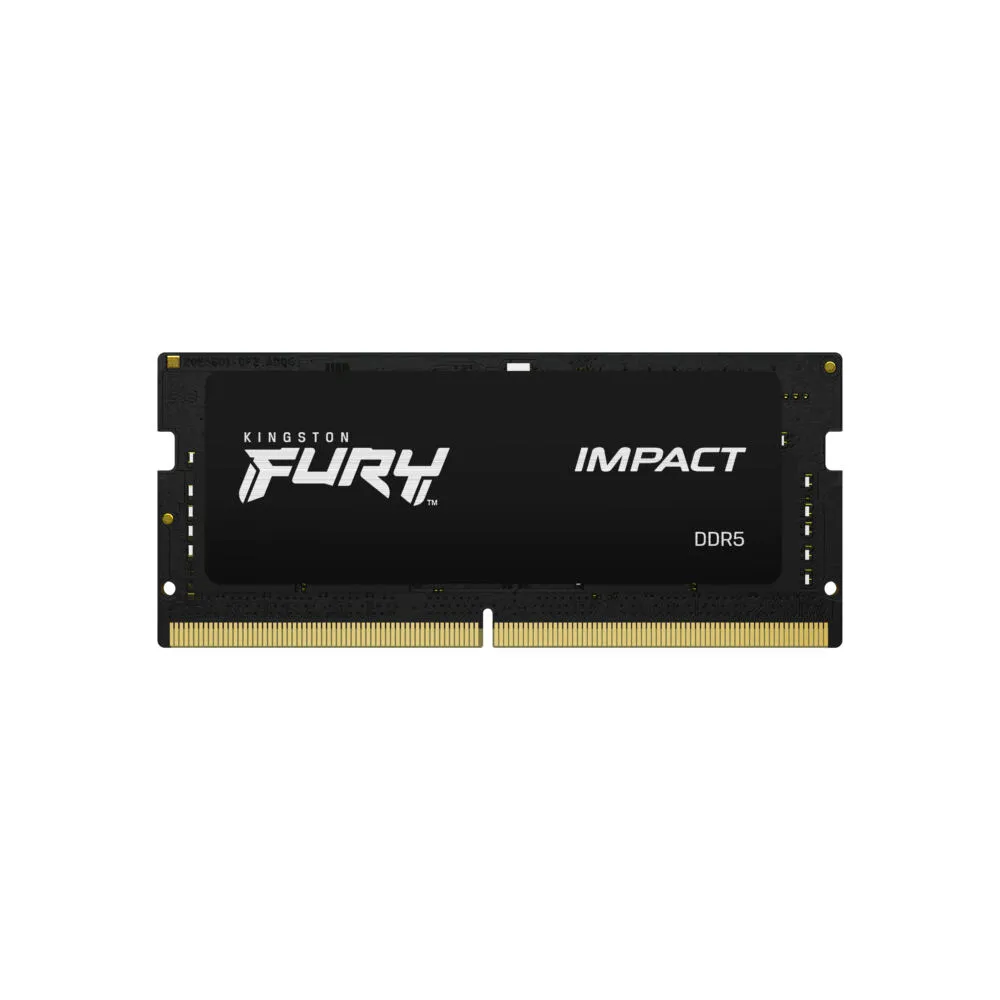 Kingston Technology Kingston FURY Impact hafıza birimi 8 GB 1 x 8 GB DDR5 4800 MT/s 262-pin SO-DIMM