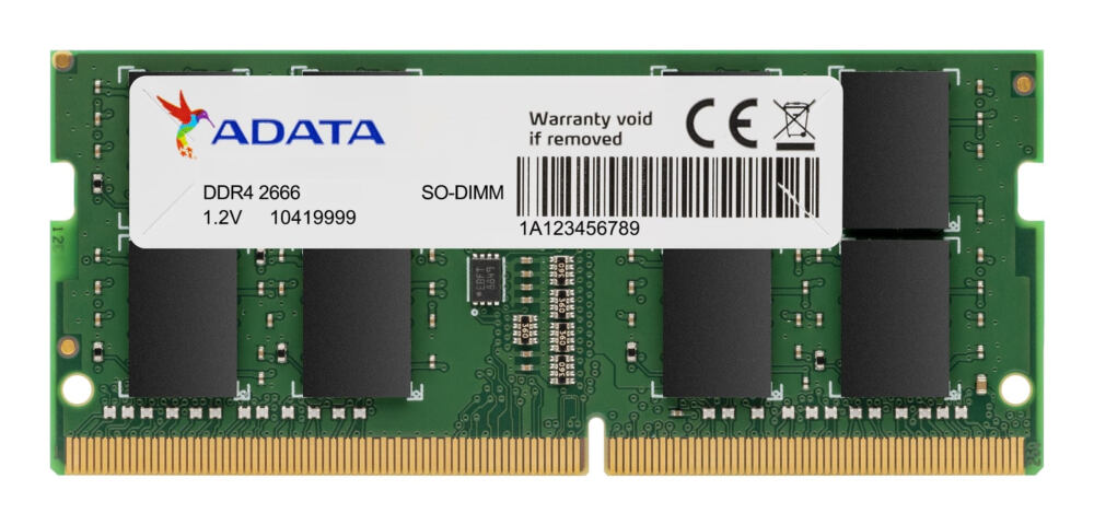 ADATA AD4S266688G19-BGN hafıza birimi 8 GB 1 x 8 GB DDR4 260-pin SO-DIMM