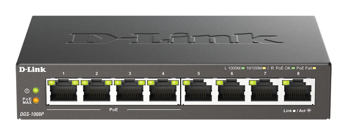 D-Link DGS-1008P/E