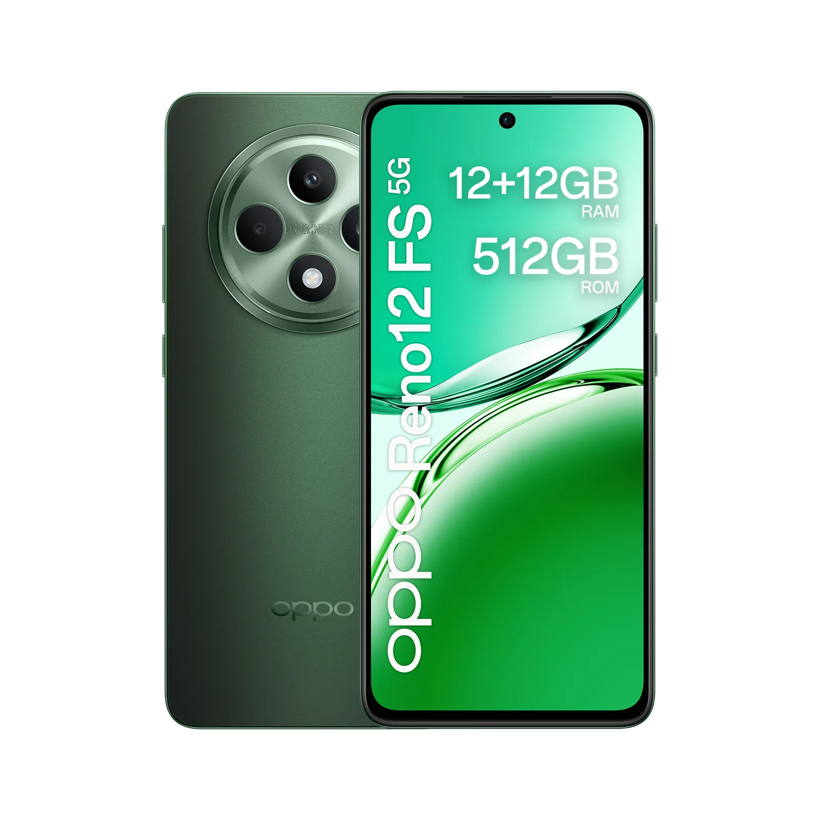 OPPO 12 FS 5G 16,9 cm (6.67") Çift SIM Android 14 USB C Tipi 12 GB 512 GB 5000 mAh Yeşil