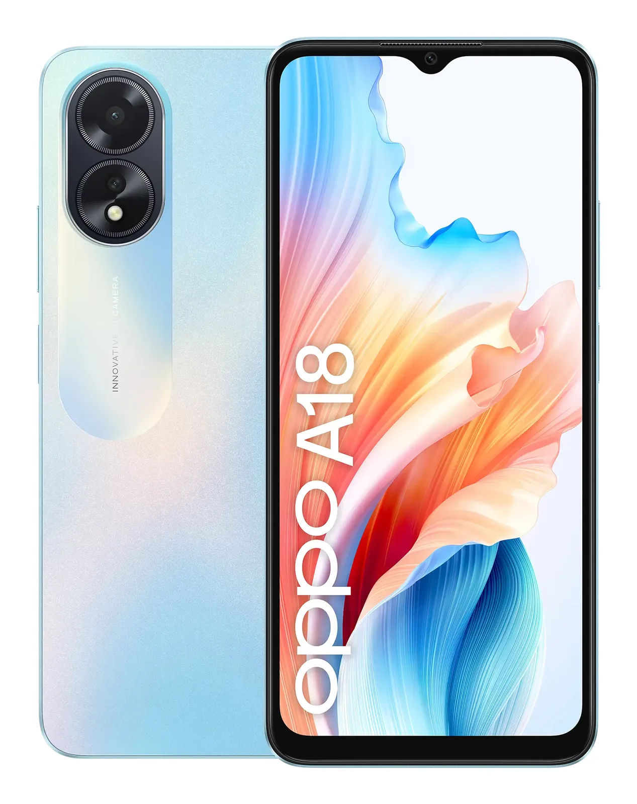 OPPO A18 16,7 cm (6.56") Çift SIM 4G USB C Tipi 4 GB 128 GB 5000 mAh Mavi