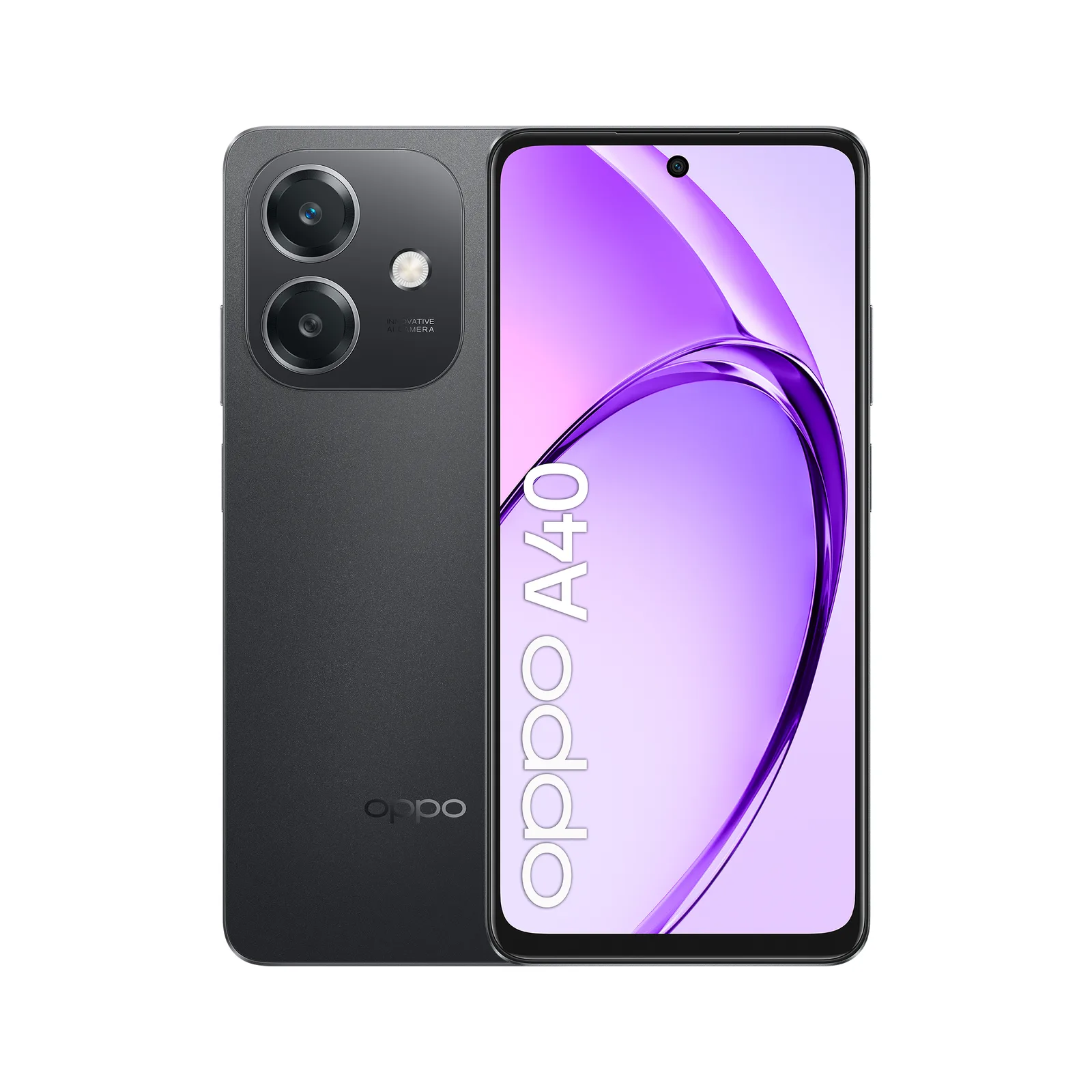 OPPO A40 16,9 cm (6.67") Çift SIM Android 14 4G USB C Tipi 4 GB 128 GB 5100 mAh Siyah