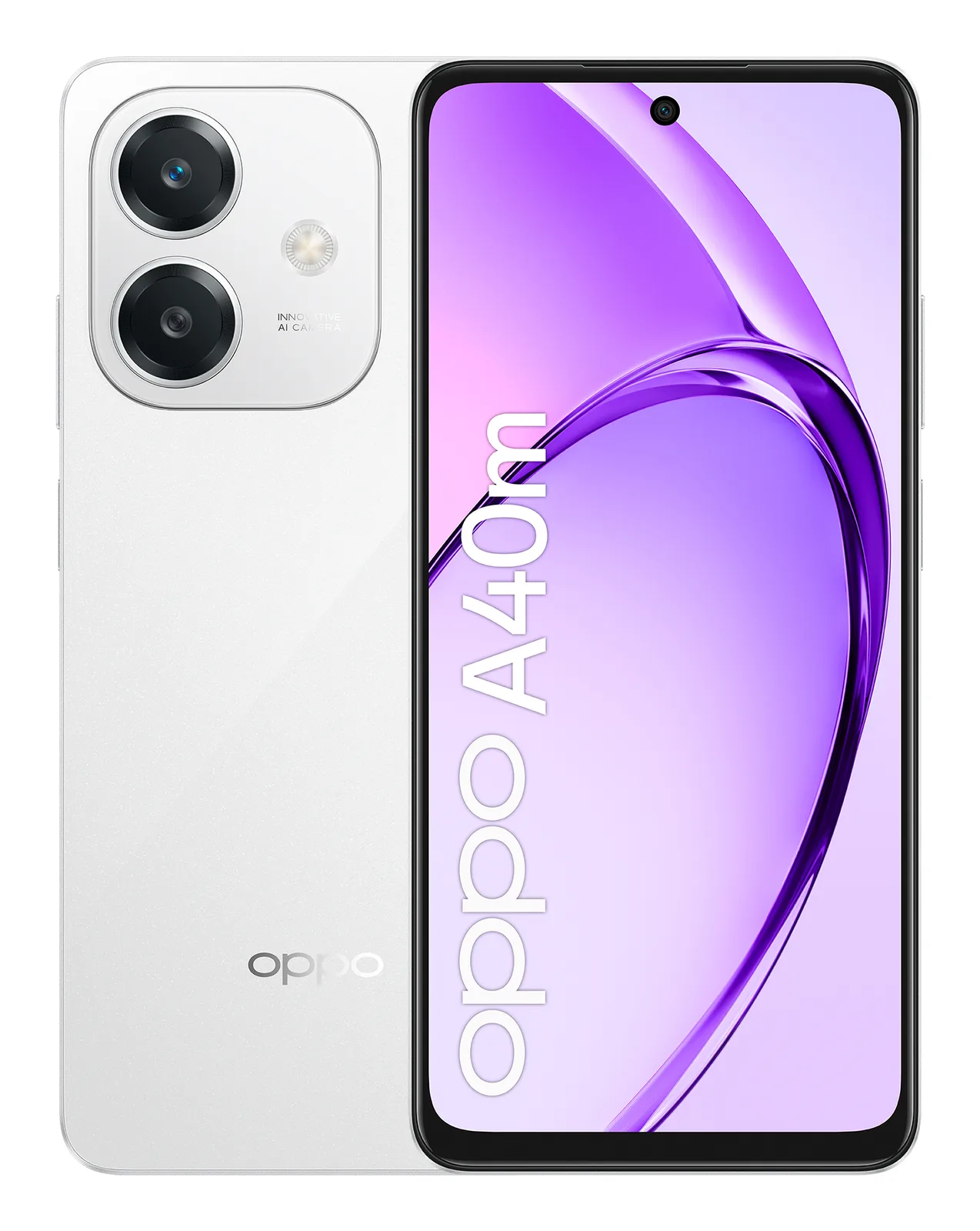 OPPO A40M 16,9 cm (6.67") Çift SIM Android 14 4G USB C Tipi 8 GB 256 GB 5100 mAh Beyaz