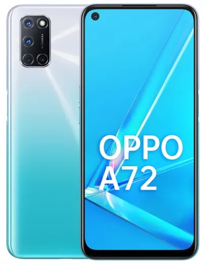 OPPO A72 16,5 cm (6.5") Çift SIM Android 10 4G USB C Tipi 4 GB 128 GB 5000 mAh Mavi, Beyaz