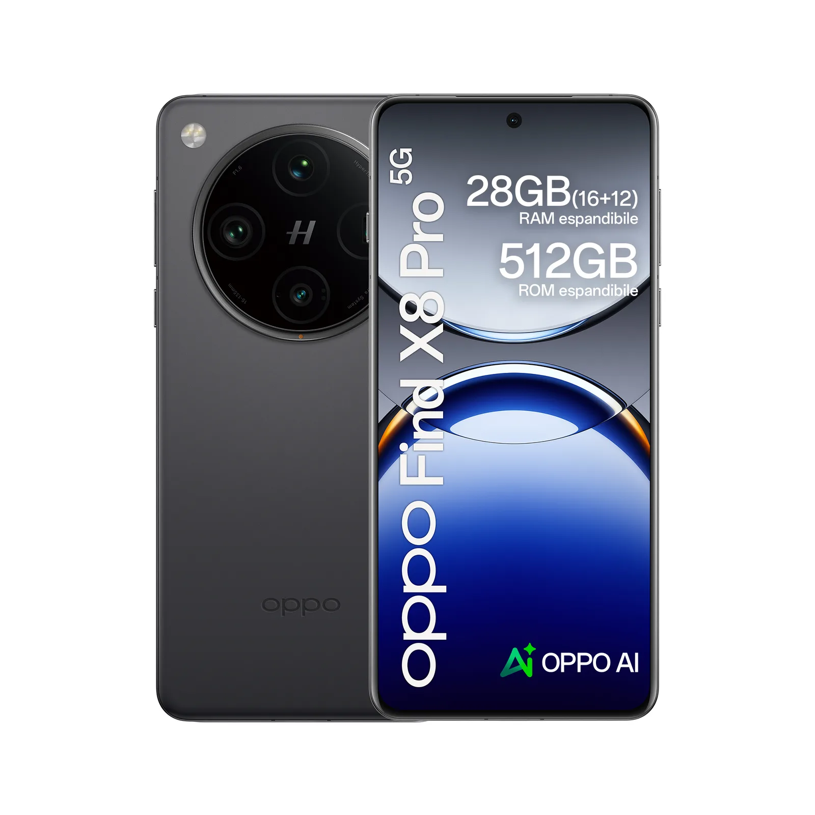 OPPO Find X8 Pro 17,2 cm (6.78") Çift SIM Android 15 5G USB C Tipi 16 GB 512 GB 5910 mAh Siyah