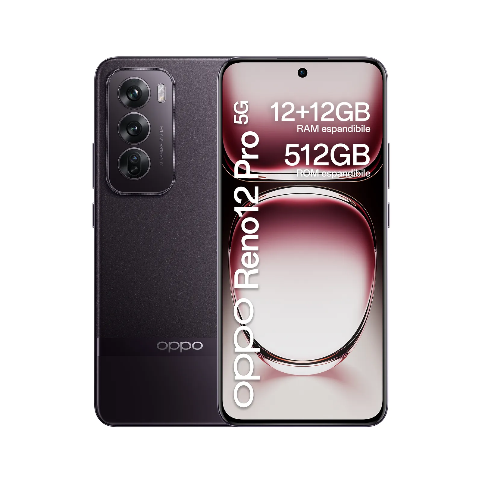 OPPO Reno 12 Pro 17 cm (6.7") Çift SIM Android 14 5G USB C Tipi 12 GB 512 GB 5000 mAh Siyah