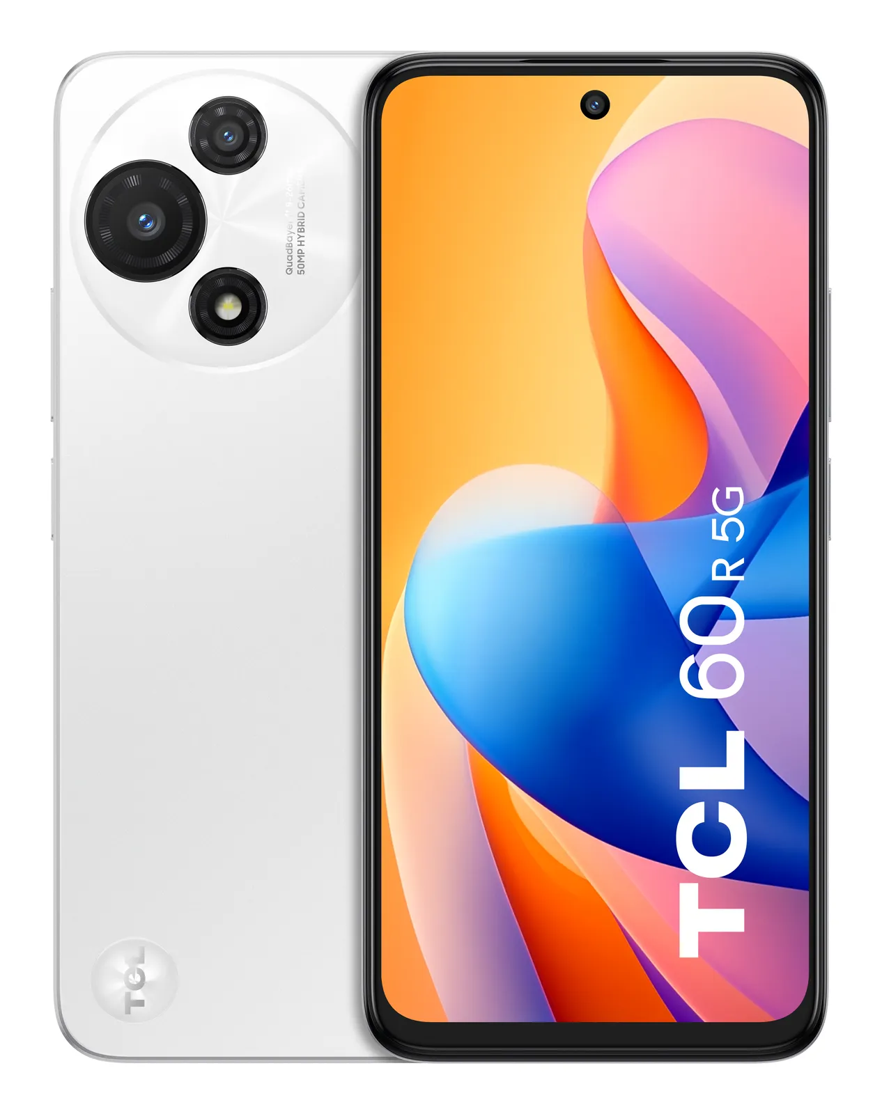 TCL 60 R 5G 16,9 cm (6.67") Android 15 USB C Tipi 4 GB 12 GB 5200 mAh Beyaz