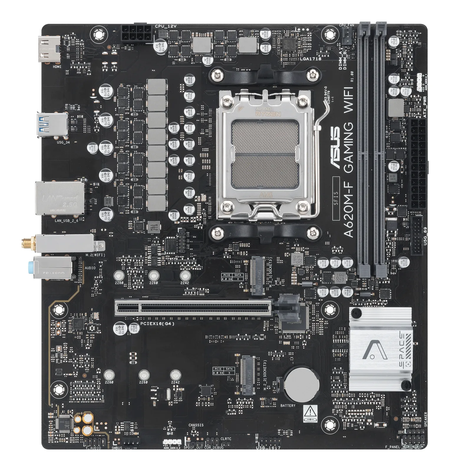 ASUS A620M-F GAMING WIFI AMD A620 Soket AM5 micro ATX
