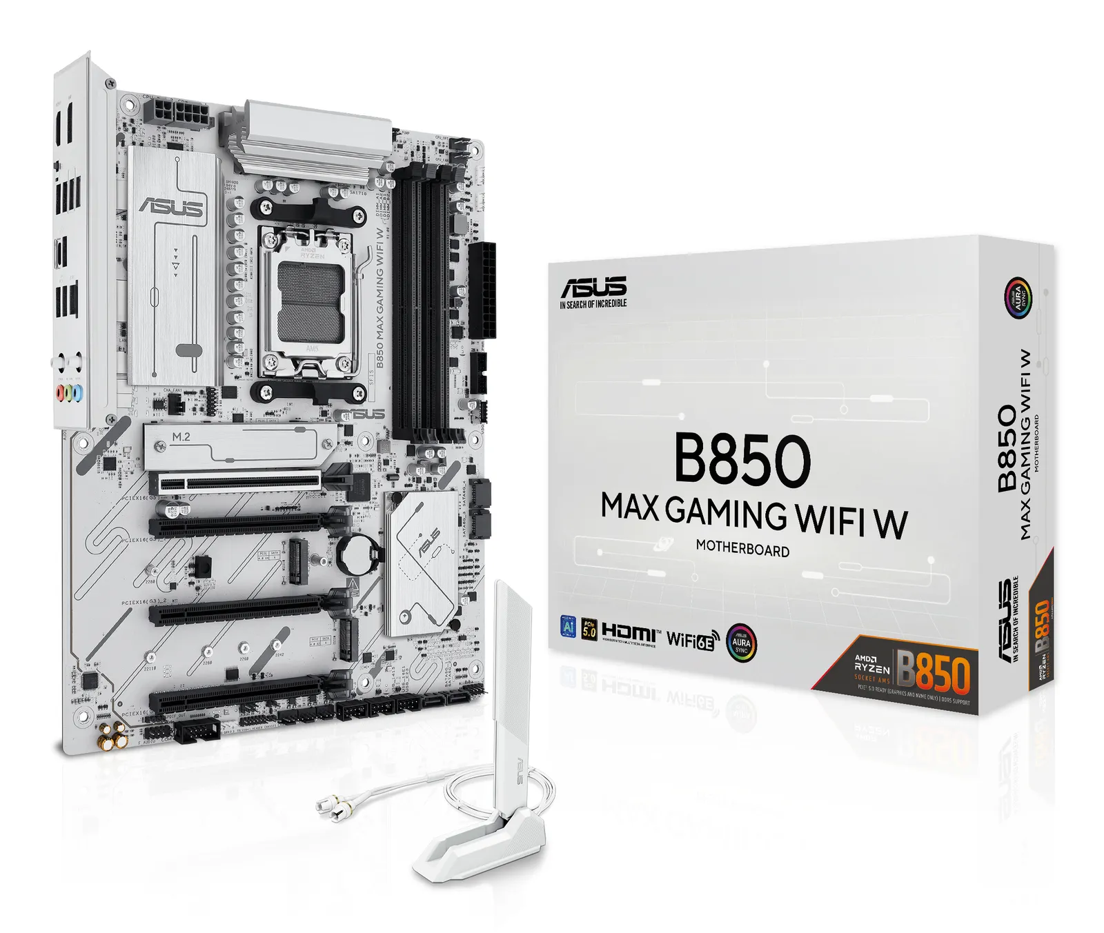 ASUS B850 MAX GAMING WIFI W AMD B850 Soket AM5 ATX