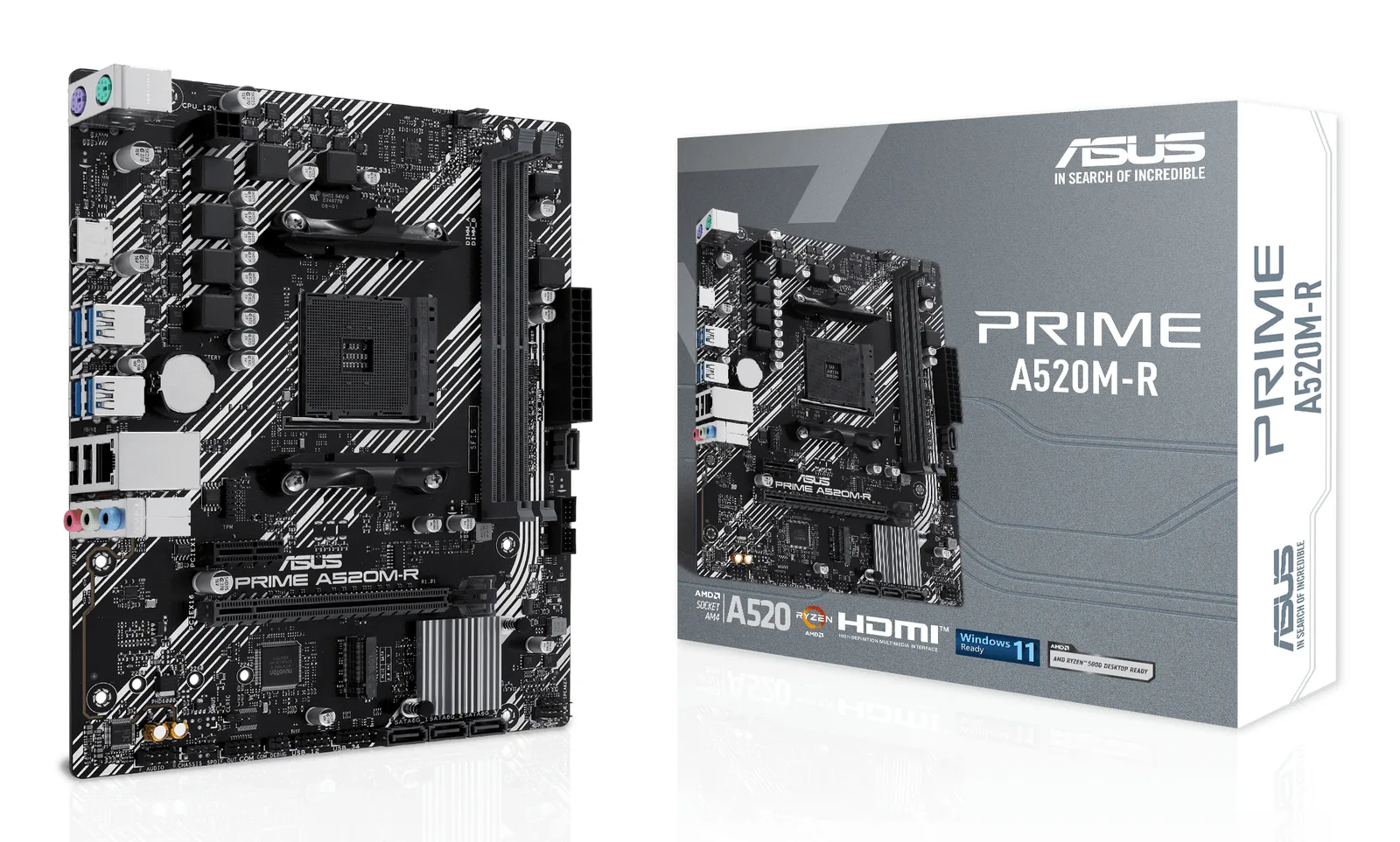 ASUS PRIME A520M-R AMD A520 Soket AM4 micro ATX