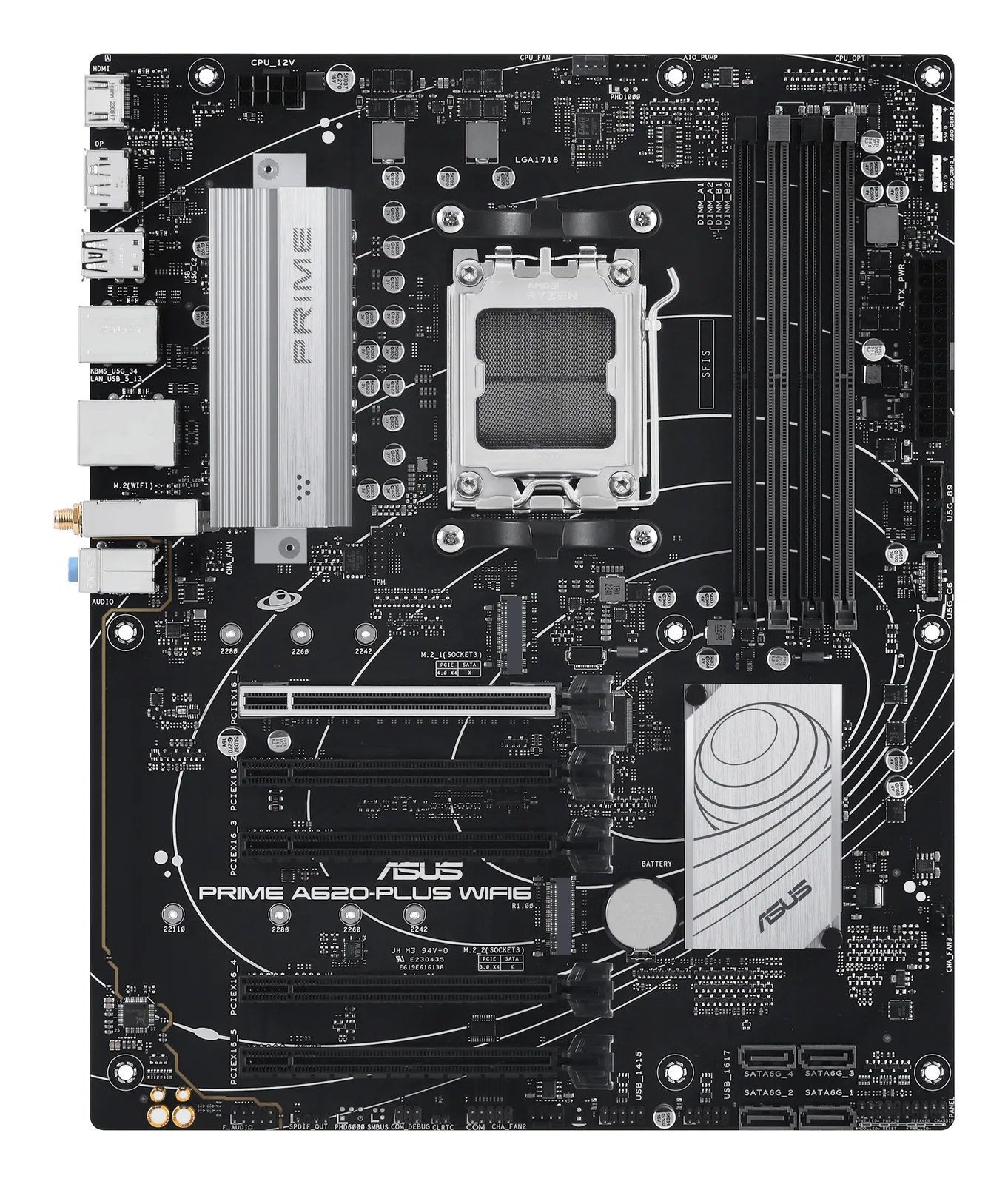 ASUS PRIME A620-PLUS WIFI6 anakart AMD A620 Soket AM5 ATX