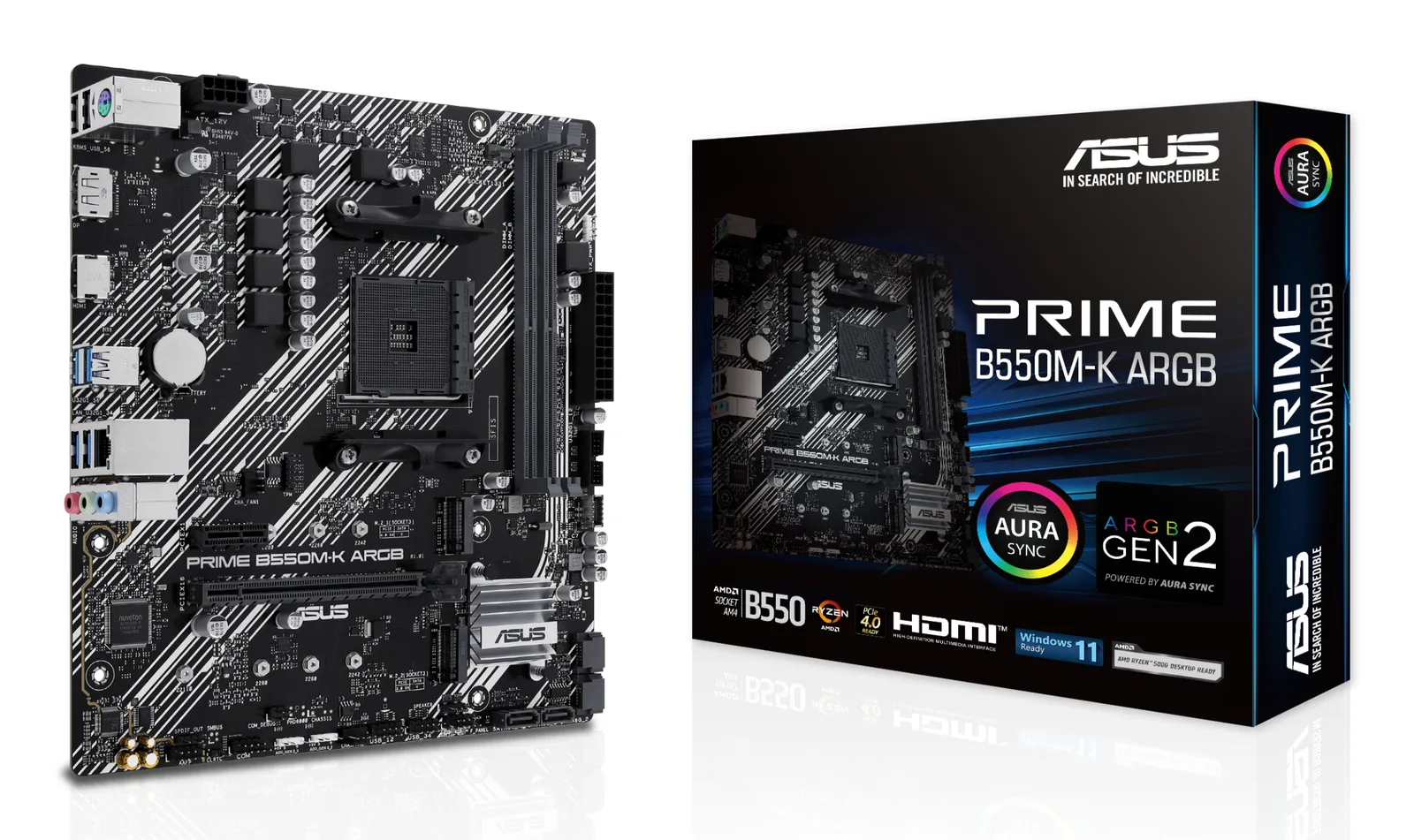 ASUS PRIME B550M-K ARGB 90MB1GC0-M0EAY0