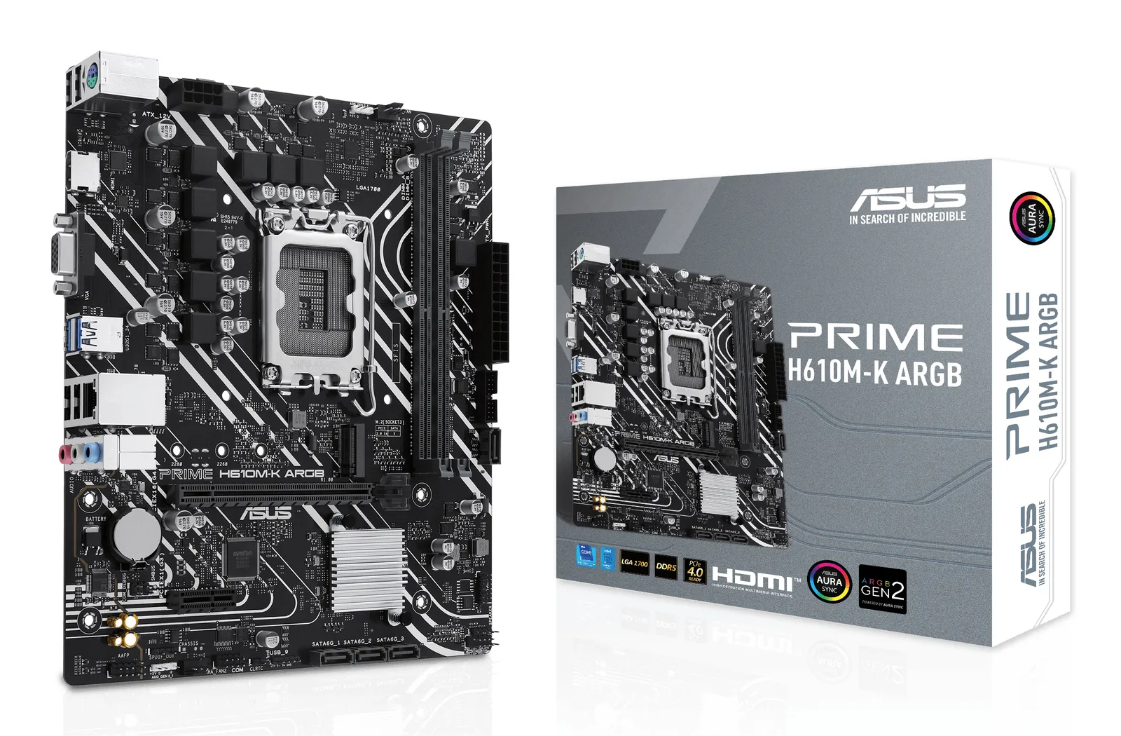 ASUS PRIME H610M-K ARGB 90MB1G90-M0EAY0