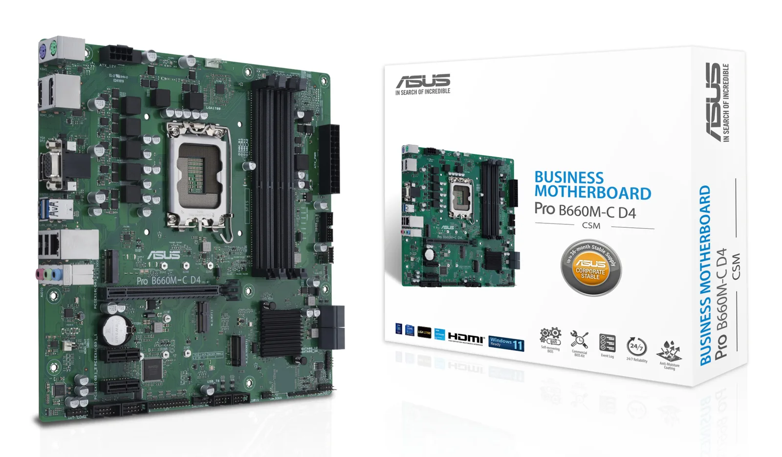 ASUS PRO B660M-C D4-CSM 90MB19B0-M1EAYC