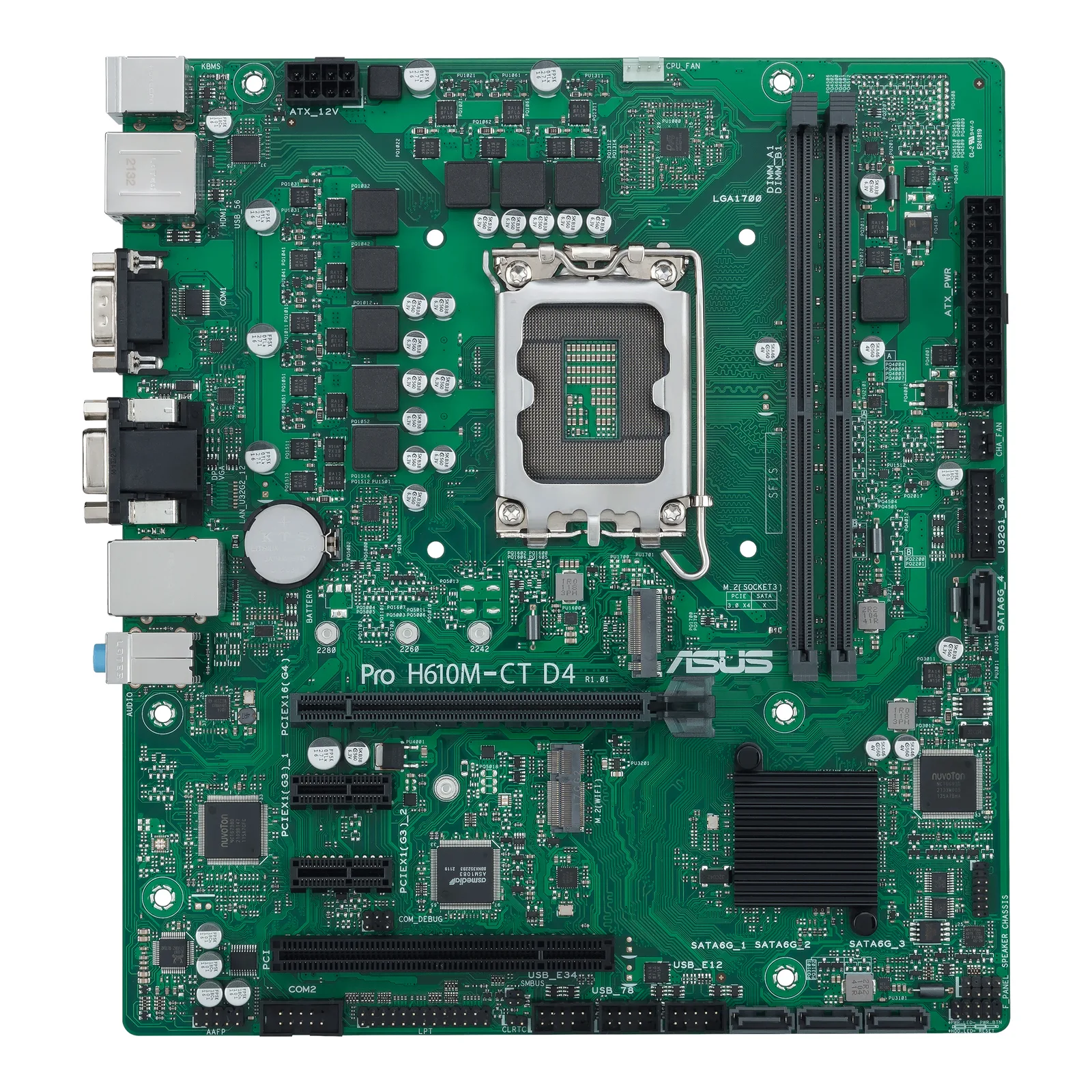 ASUS PRO H610M-CT D4-CSM 90MB1A40-M0EAYC