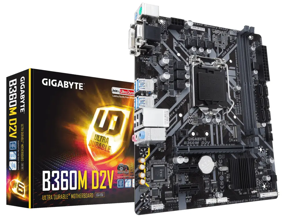 GIGABYTE B360M D2V