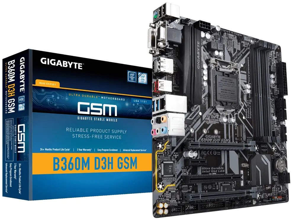 GIGABYTE B360M D3H GSM