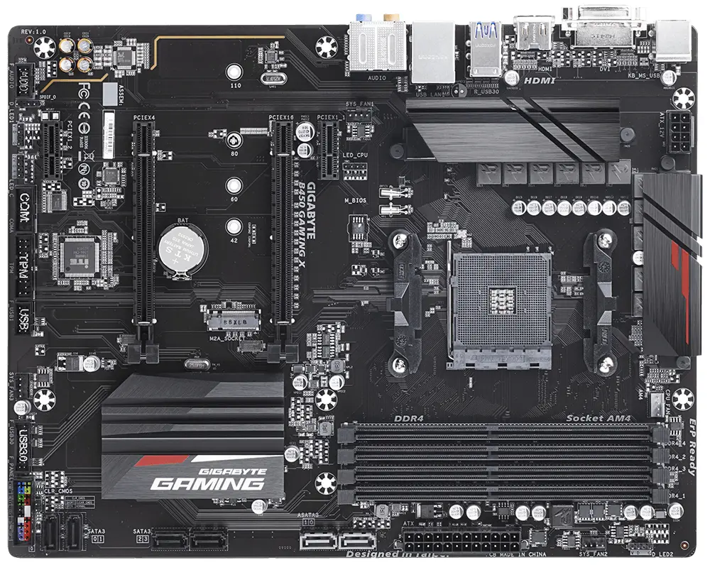 GIGABYTE B450 Gaming X (rev. 1.x) B450GAMINGX