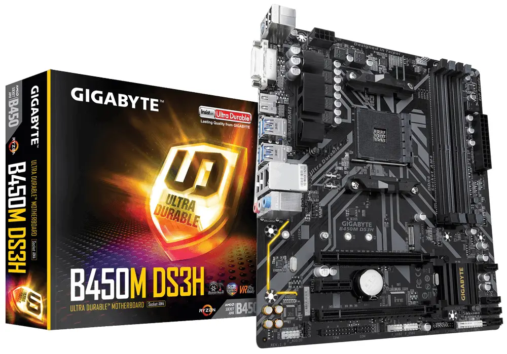 GIGABYTE B450M DS3H (rev. 1.0) GAB45MDSH-00-G