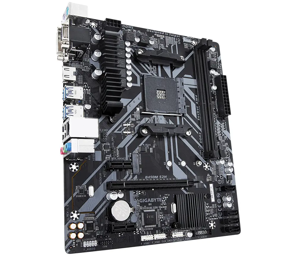 GIGABYTE B450M S2H (rev. 1.0) GAB45MS2H-00-G