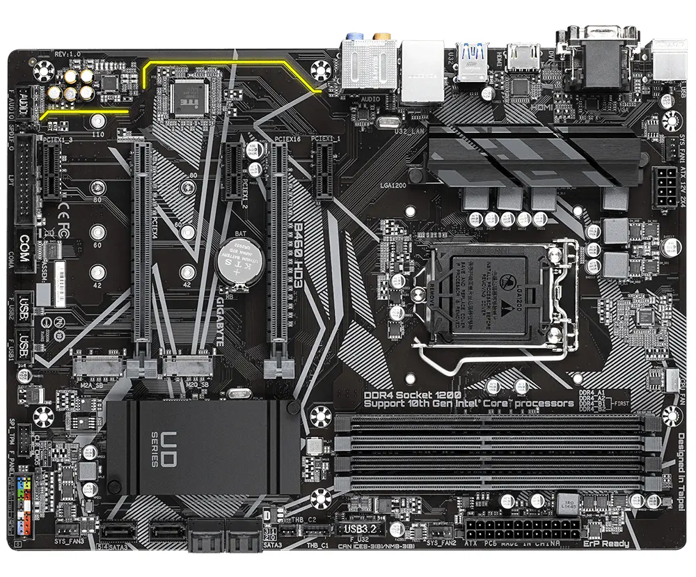 GIGABYTE B460 HD3 (rev. 1.0) B460 HD3 R1.0