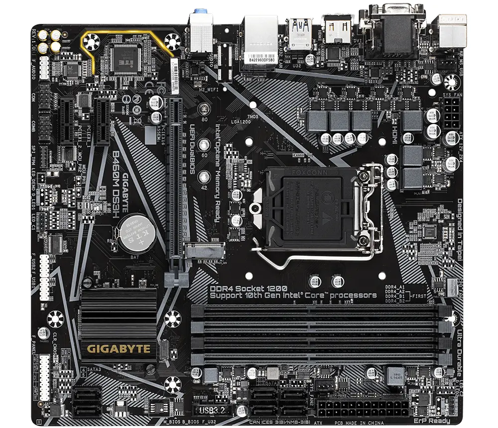 GIGABYTE B460M DS3H (rev. 1.0) GAB46MS3H-00-G