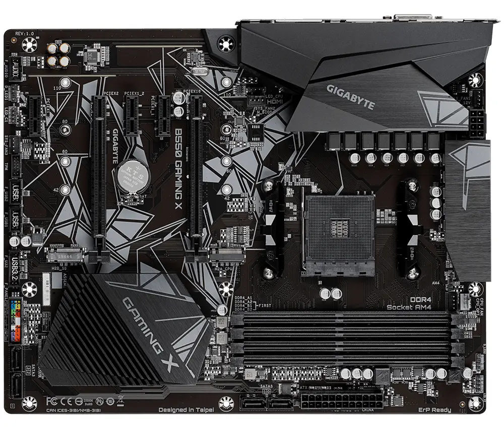 GIGABYTE B550 GAMING X (rev. 1.0) B550GAMINGX