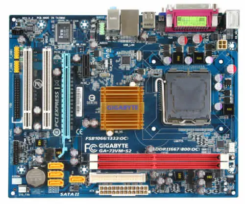 GIGABYTE GA-73VM-S2 S775, NV7050, MATX, CPNT