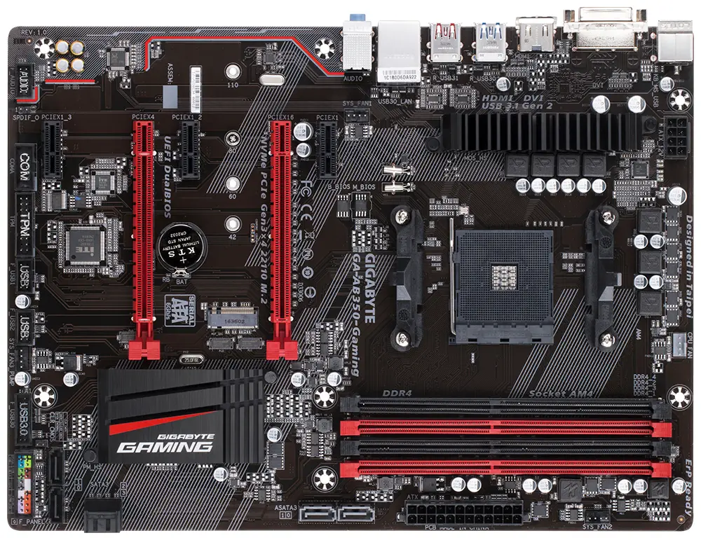 GIGABYTE GA-AB350-Gaming, Bulk GAAB35GM-00-B