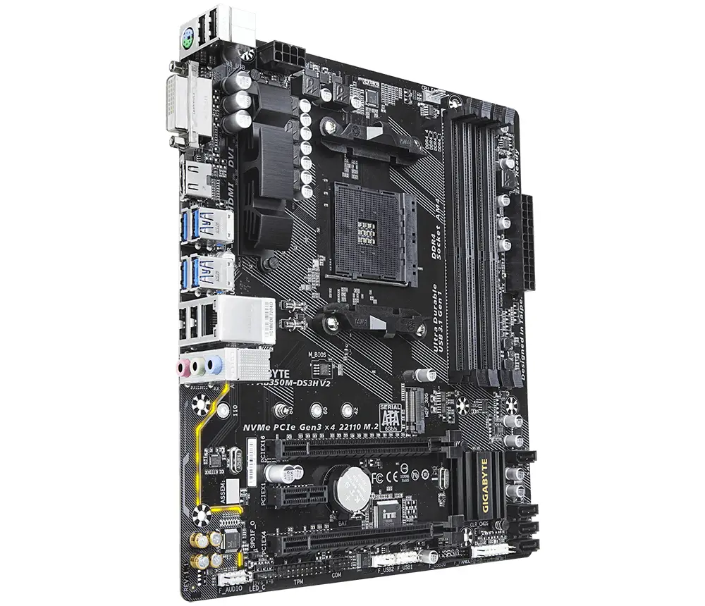 GIGABYTE GA-AB350M-DS3H V2 (rev. 1.1)