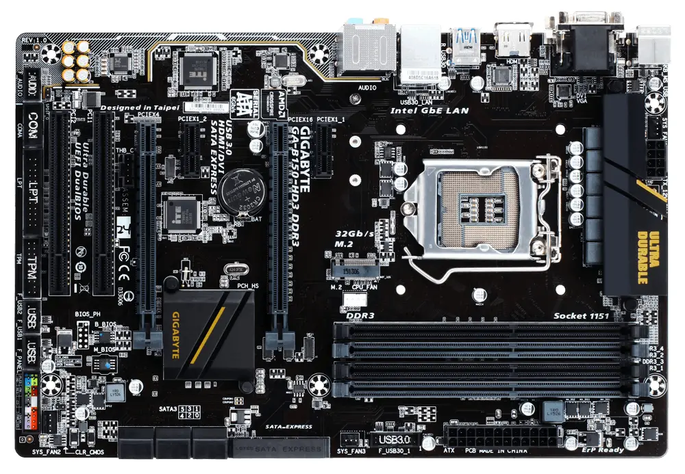 GIGABYTE GA-B150-HD3 DDR3 (rev. 1.0)