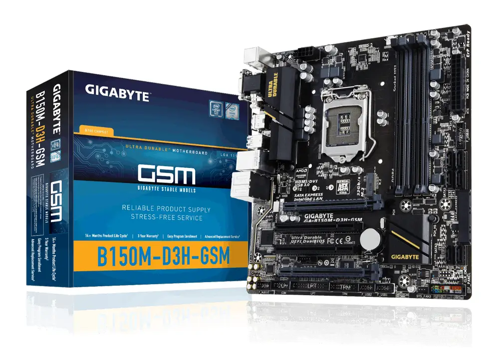 GIGABYTE GA-B150M-D3H GSM