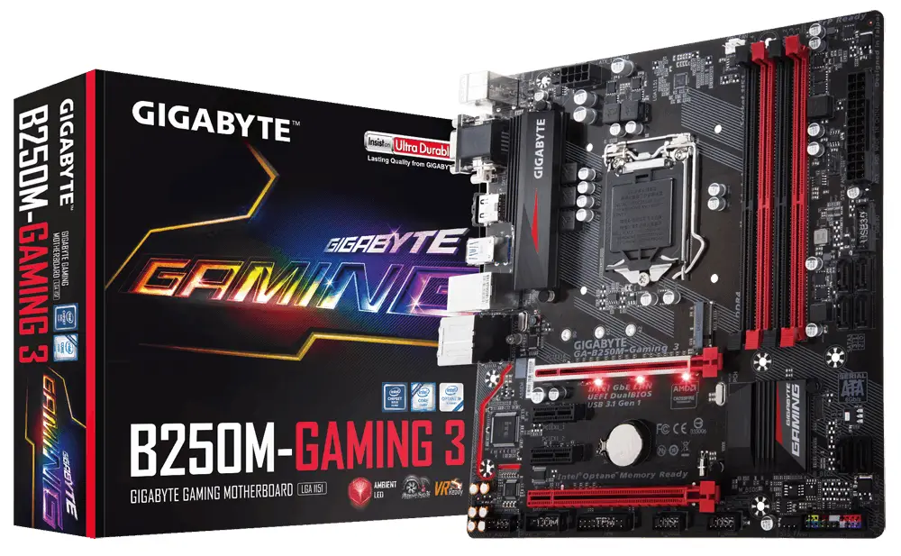 GIGABYTE GA-B250M-GAMING 3 S1151 B250