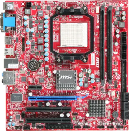MSI 785GTM-E45 7549-120R