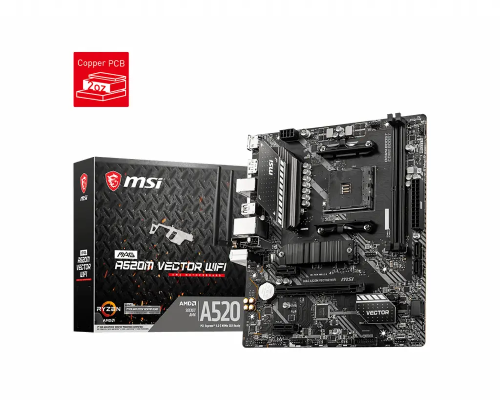 MSI A520M VECTOR WIFI A520M-VECT-WF