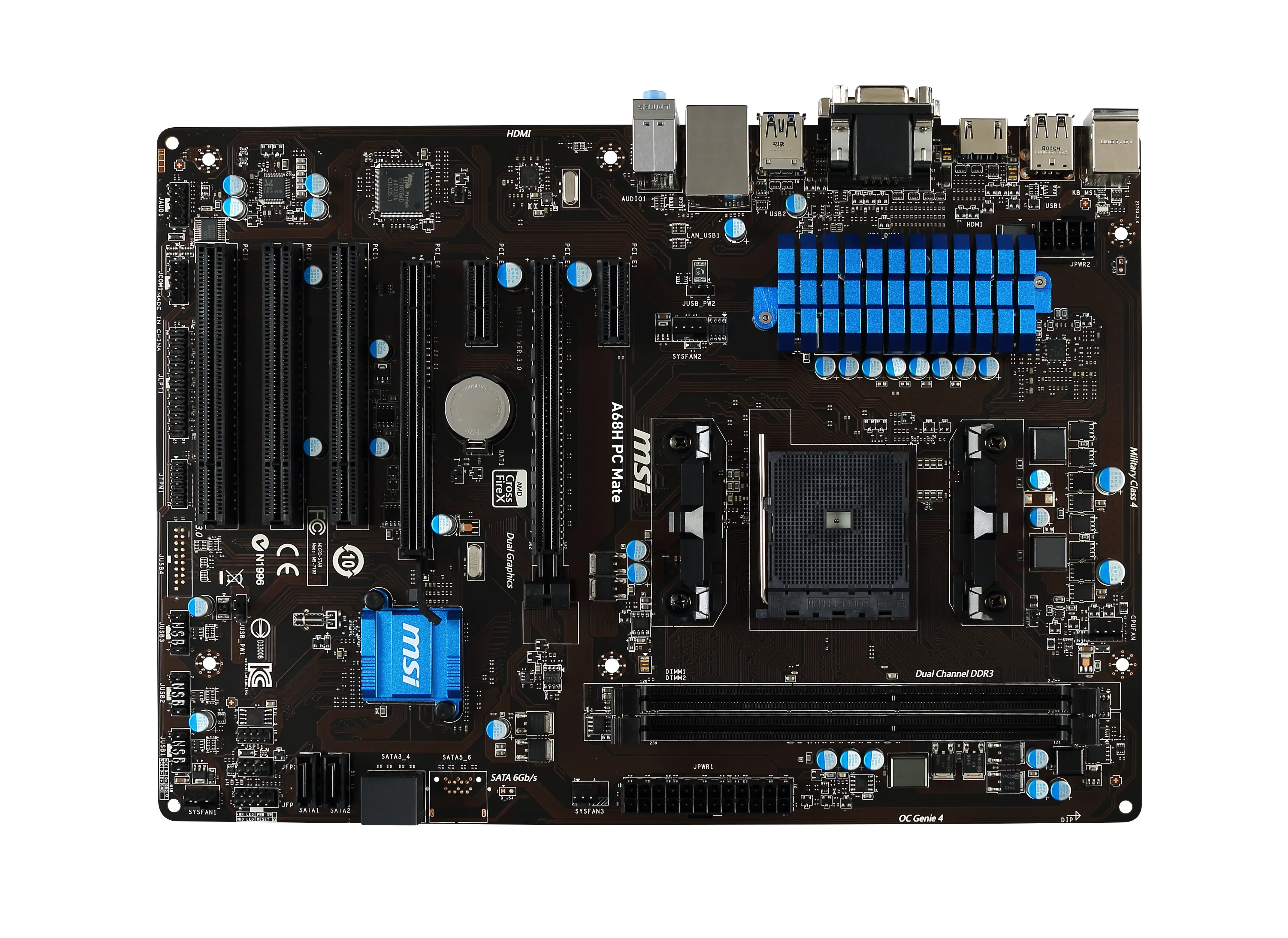 MSI A68H PC Mate