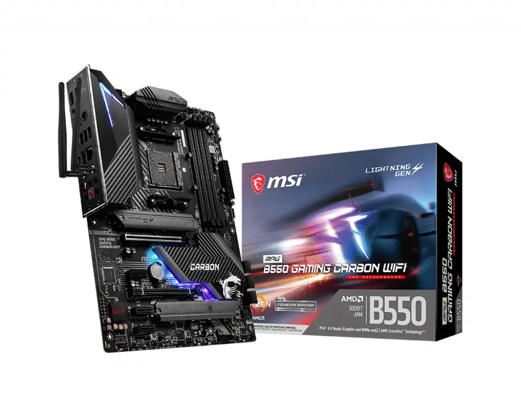 MSI AM4 B550 GAMING CARBON WIFI 911-7C90-002
