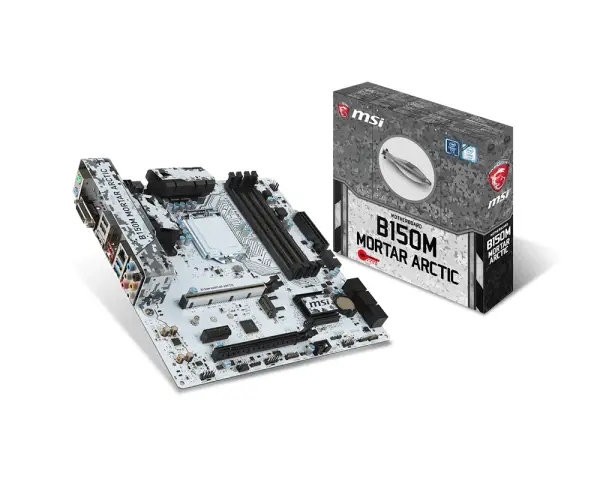 MSI B150M MORTAR ARCTIC 7A45-001R