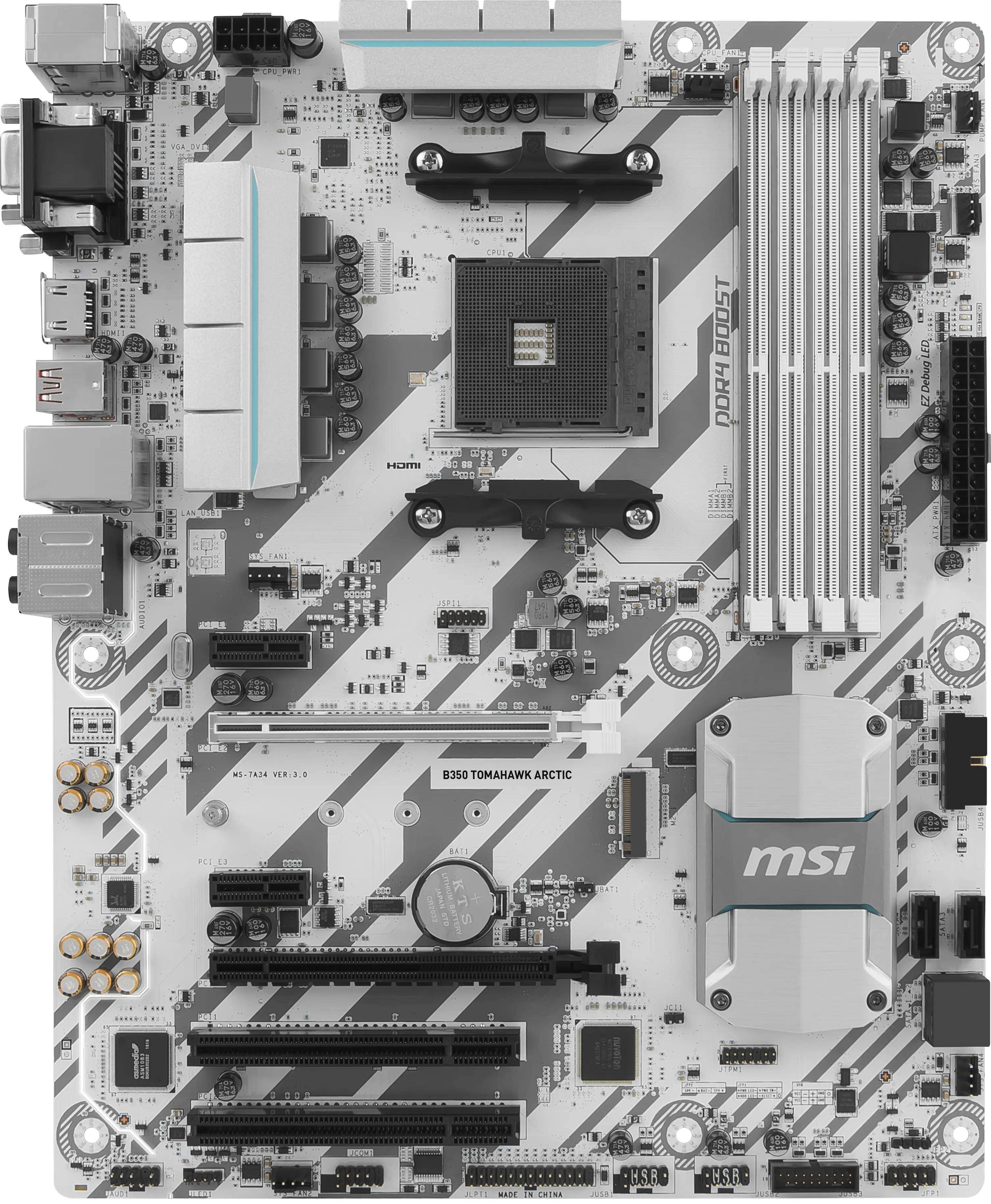 MSI B350 TOMAHAWK ARCTIC 7A36-004R