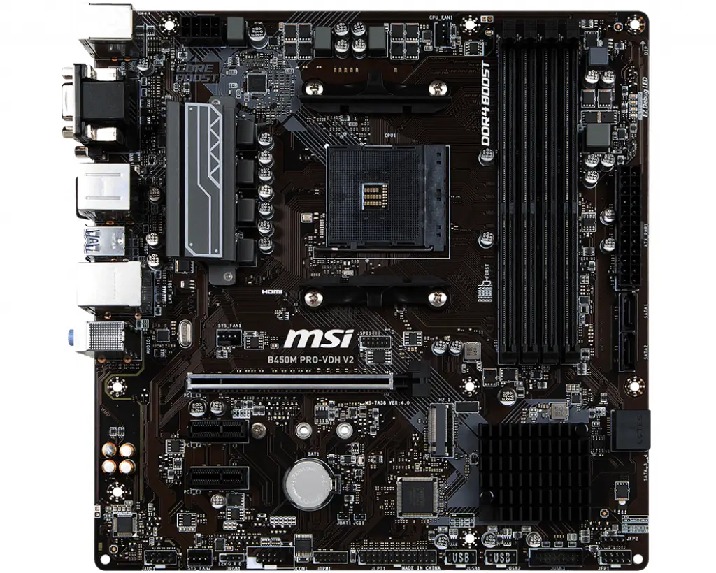 MSI B450M PRO-VDH V2 911-7A38-027