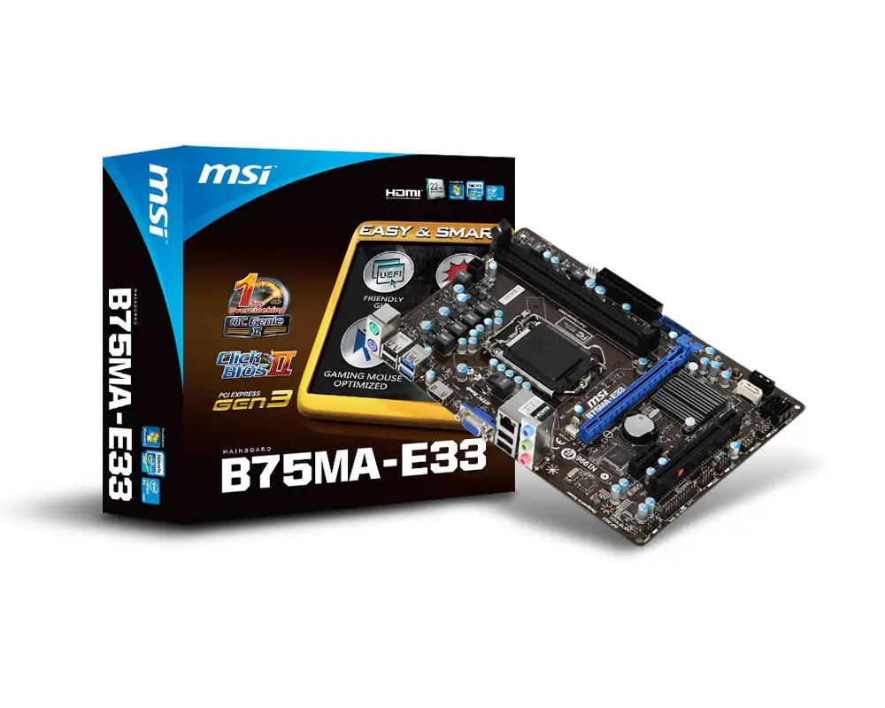 MSI B75MA-E33 7808-010R