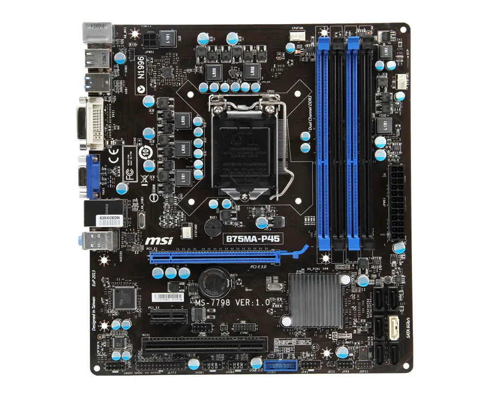 MSI B75MA-P45 911-7798-005