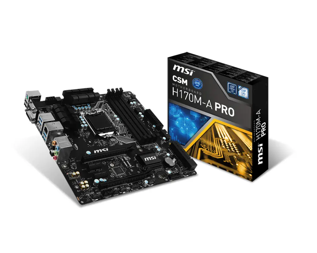 MSI CSM-H170M-A PRO Motherboard 7972-016R