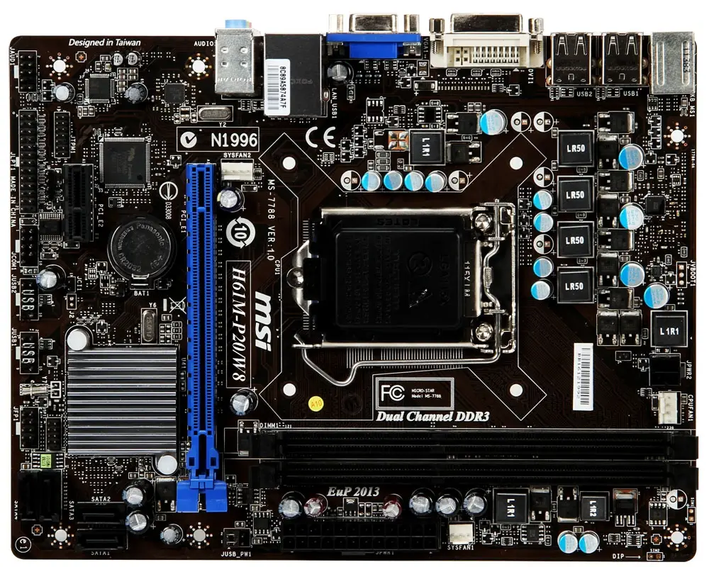 MSI H61M-P20/W8
